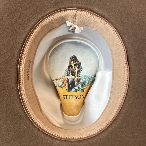 NWT Stetson The Rawlins, Size Large, KB Oak Brown, 100% Wool, USA, Cowboy Hat - Picture 15 of 16